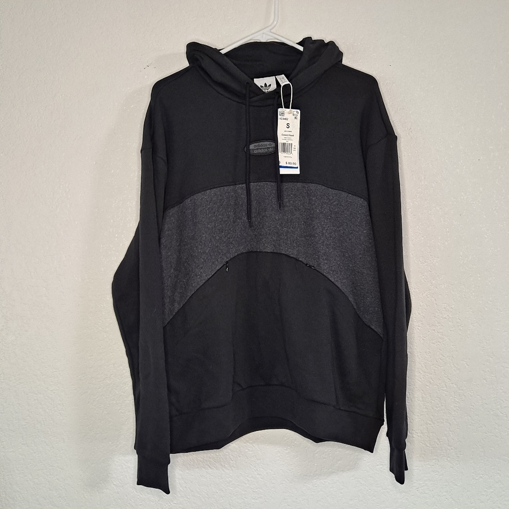 NEW Mens Adidas Originals Reveal Your Voice Hoodie Black Size Small HC9462